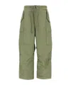 Junya Watanabe Drawstring Cargo Casual Pants In Green