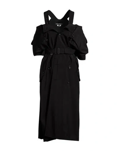 Junya Watanabe Woman Midi Dress Black Size S Wool, Mohair Wool