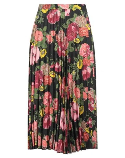 Junya Watanabe Woman Midi Skirt Black Size M Polyester, Wool