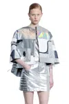 Junya Watanabe Woman Silver Jackets In Silver