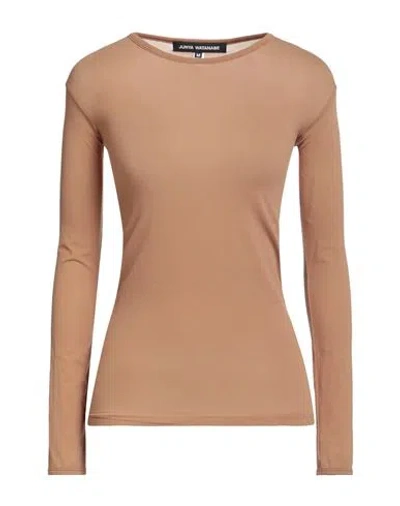 Junya Watanabe Woman T-shirt Camel Size M Nylon In Sand