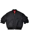 Junya Watanabe Women Bomber Jacket With Lapels In Black