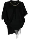 Junya Watanabe Women Cotton T-shirt In Black