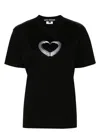 Junya Watanabe Graphic-heart Print Cotton T-shirt