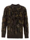Junya Watanabe Embroidered Wool Blend Sweater