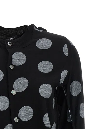 Junya Watanabe Women's Polka Dot Maxi Cardigan In Multi