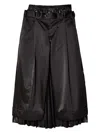 Junya Watanabe Satin Pants In Black