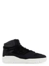 Junya Watanabe Black Suede  X New Balance Bb650 Sneakers In Black