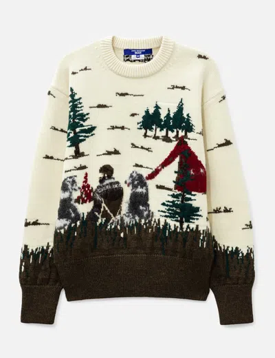 Junya Watanabe Woodland Sweater In Multi