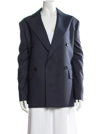 Pre-owned Junya Watanabe Wool Blazer In Blue