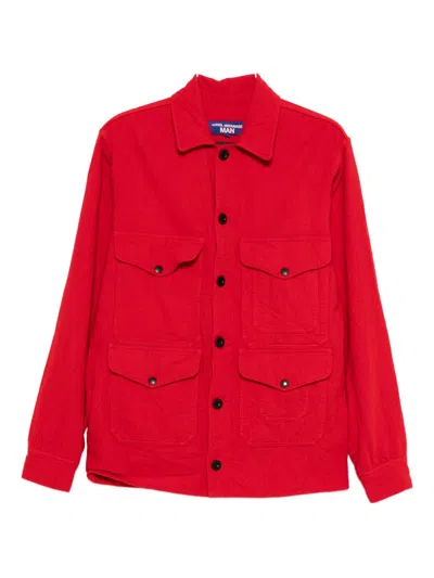 Junya Watanabe Wool Blend Jacket In Red