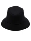 Junya Watanabe Wool Blend Round Crown Hat Structured In Black