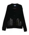 Junya Watanabe Wool Cardigan In Black