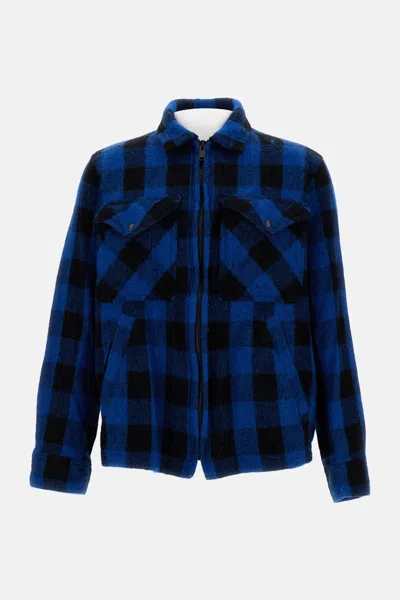 JUNYA WATANABE WOOL CHECK GARMENT MILLED FILSON