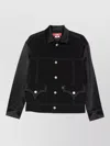 Junya Watanabe Black Drill Jacket With Wool Lining In Black