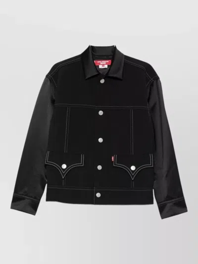 Junya Watanabe Wool Coat In Black