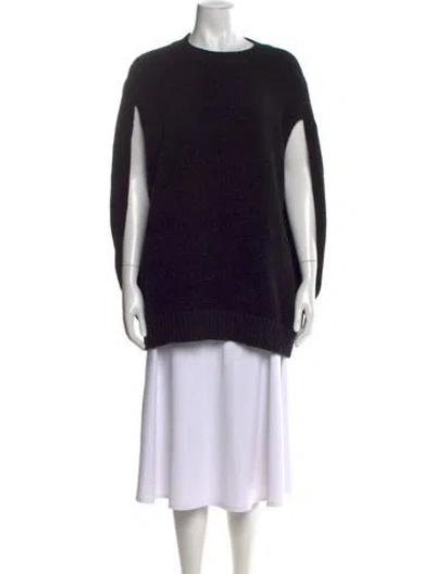Pre-owned Junya Watanabe Wool Crew Neck Sweater In Black