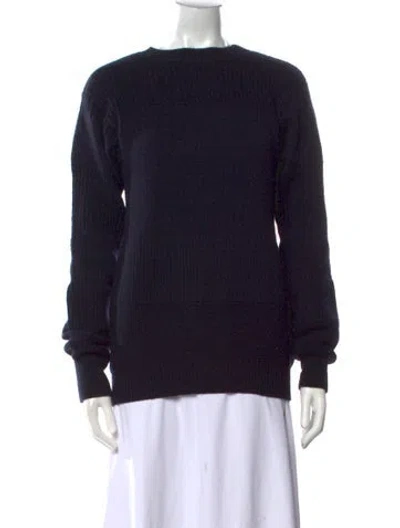 Pre-owned Junya Watanabe Wool Crew Neck Sweater In Multi