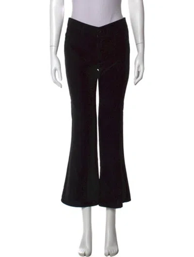 Pre-owned Junya Watanabe Wool Flared Pants In Black