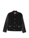 Junya Watanabe Black Drill Jacket With Wool Lining In Black
