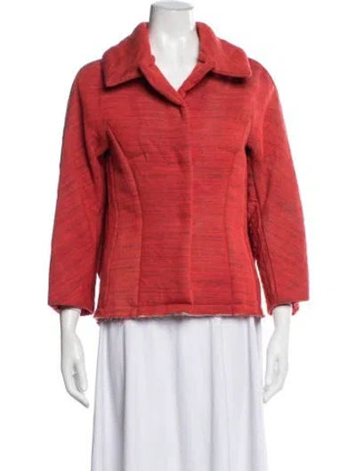 Pre-owned Junya Watanabe Wool Jacket In Red