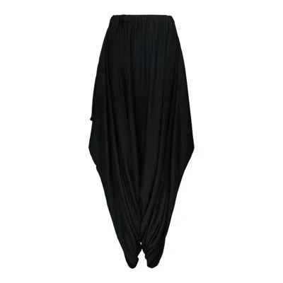 Junya Watanabe Wool Jersey Pants In Black