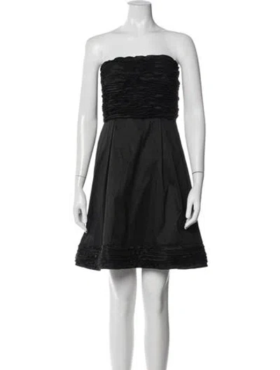 Pre-owned Junya Watanabe Wool Knee-length Dress In Black
