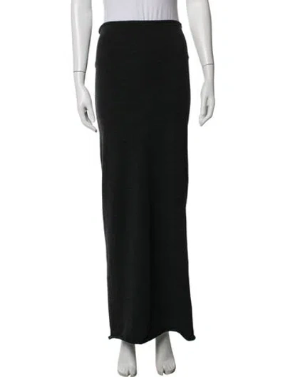 Pre-owned Junya Watanabe Wool Long Skirt In Grey