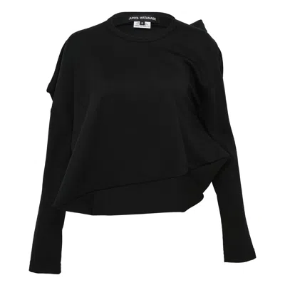 Junya Watanabe Wool Polyester Jersey T-shirt In Black