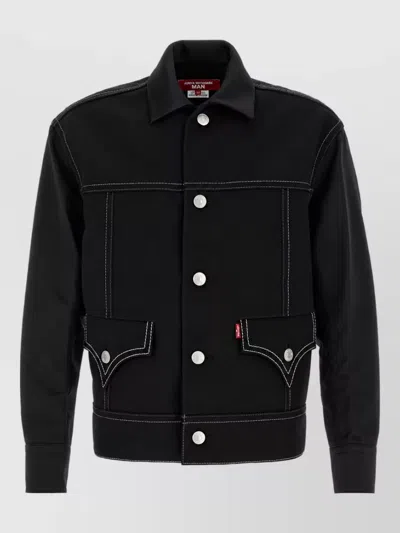 JUNYA WATANABE WOOL SINGLE BREASTED COAT