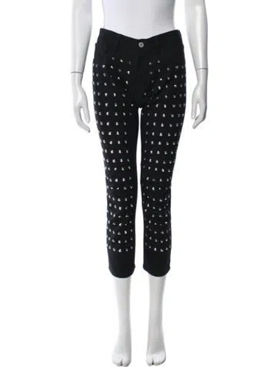 Pre-owned Junya Watanabe Wool Skinny Leg Pants In Black
