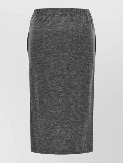 Junya Watanabe Straight-cut Skirt In Gray