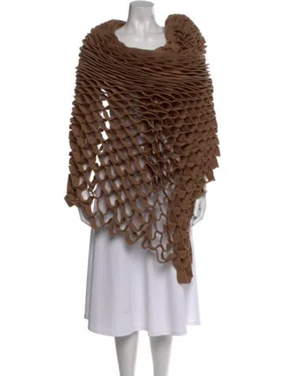 Pre-owned Junya Watanabe Wool Striped Sweater In Brown