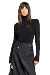 Junya Watanabe Ribbed Wool Turtle-neck Sweater In Black