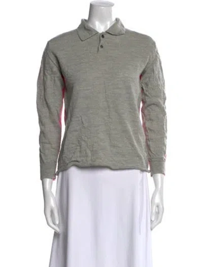 Pre-owned Junya Watanabe Wool Sweater In Gray