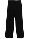 Junya Watanabe Black Flared Trousers In Black