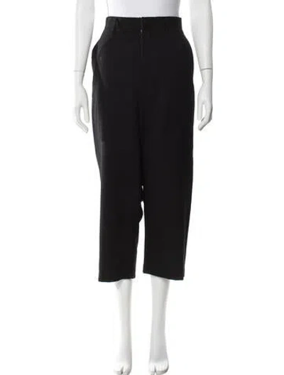 Pre-owned Junya Watanabe Wool Wide Leg Pants In Black
