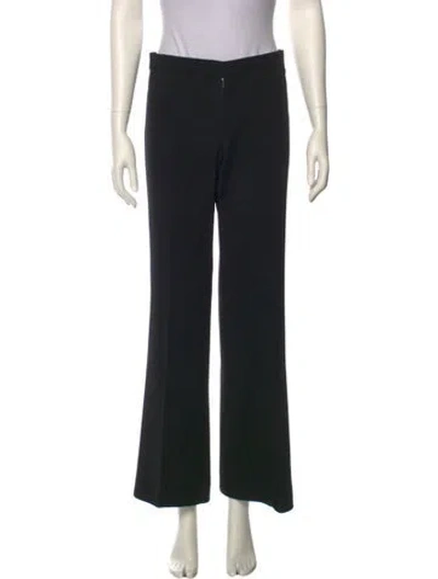 Pre-owned Junya Watanabe Wool Wide Leg Pants In Black