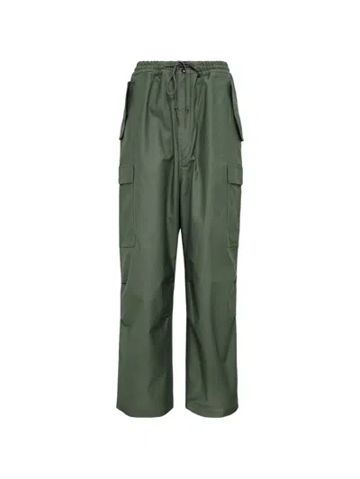 Junya Watanabe X 아크에어 드로스트링 카고 팬츠 In Green
