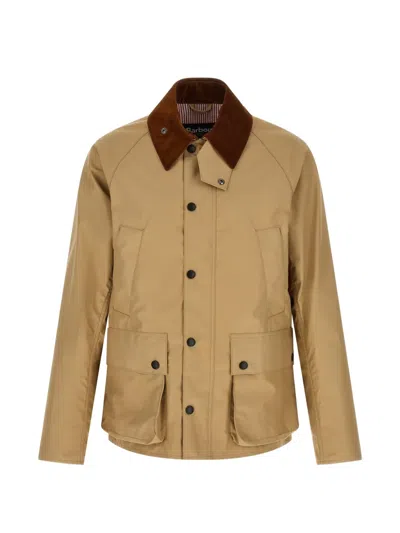 Junya Watanabe Barbour Eye Bedale Jacket Contrast Collar In Brown