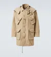Junya Watanabe X C.p. Company Trenchcoat Mit Kapuze In Beige