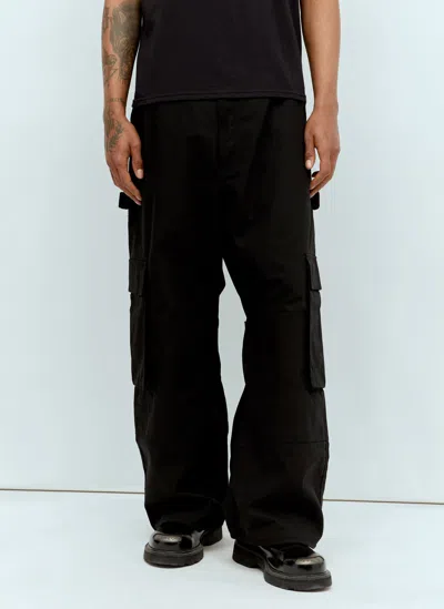 Junya Watanabe X Carharrt Cargo Trousers In Black