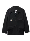Junya Watanabe Black Carhartt Work In Progress Edition Jacket In Black