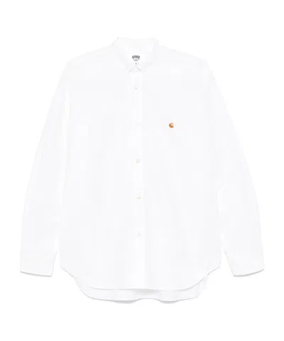 Junya Watanabe X Carhartt Cotton Shirt In White