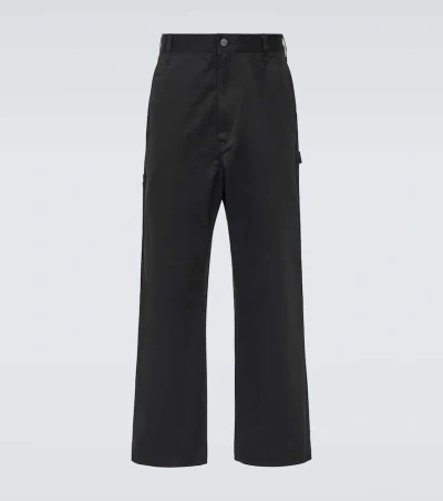 Junya Watanabe X Carhartt Gabardine Straight Pants In Black