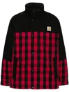 Junya Watanabe Checkered Cotton Jacket In Red