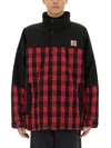Junya Watanabe Checkered Cotton Jacket In Red