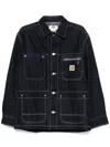 Junya Watanabe Carhartt Jacket With Collared Design And Multiple Pockets In Blue