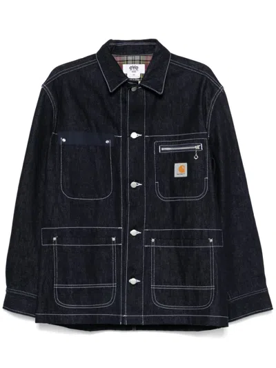 JUNYA WATANABE X CARHARTT LOGO-PATCH COAT