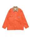 Junya Watanabe X Carhartt Coated-canvas Jacket In Red
